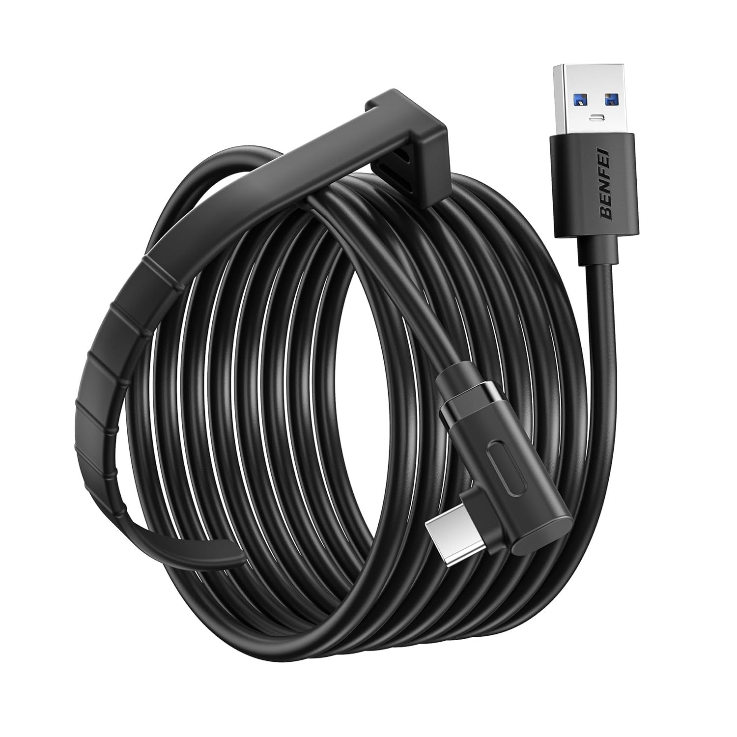 BENFEI 375BK-2M USB 3.0 to Right Angled USB-C PVC 2M