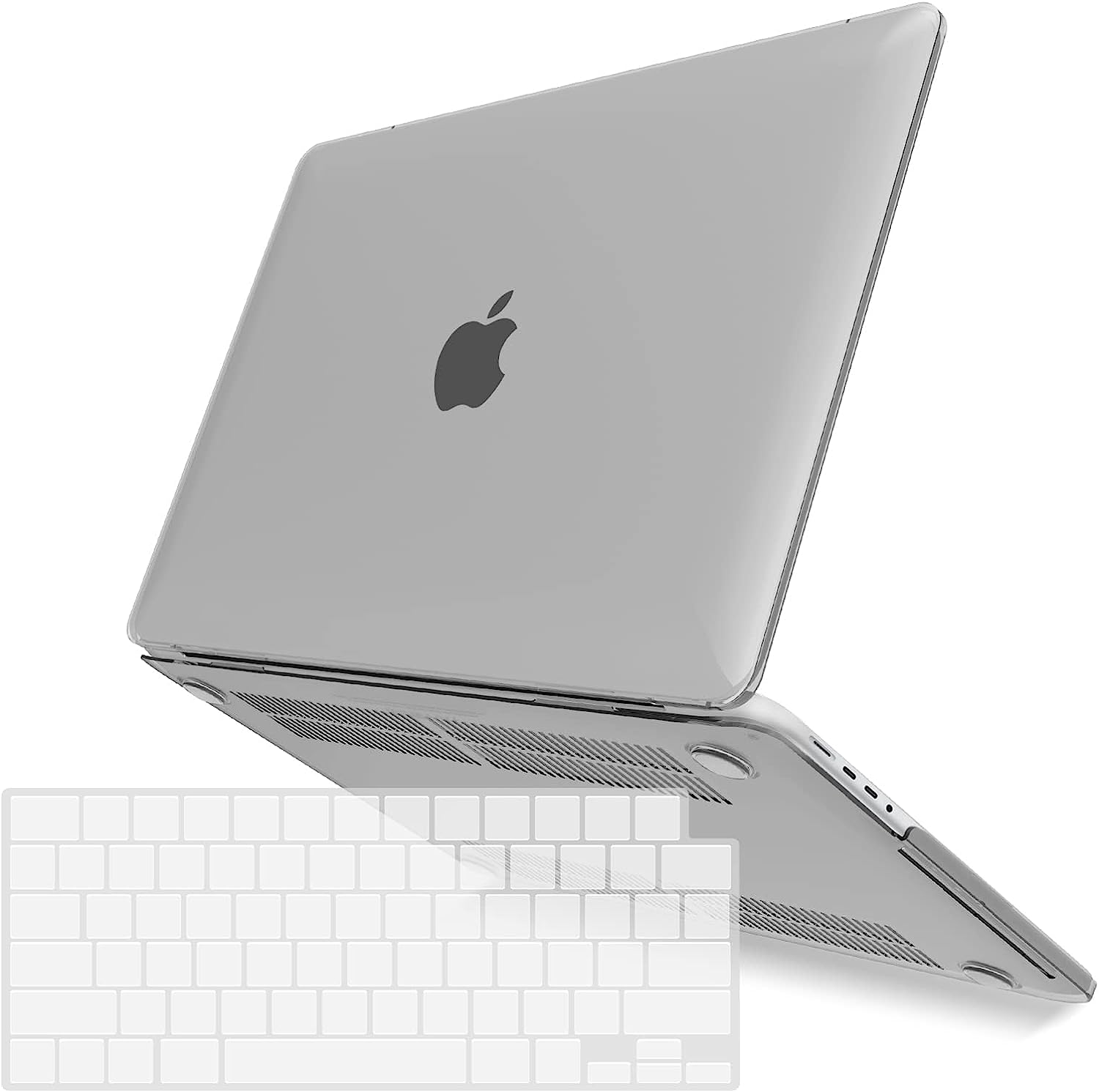 Suitable for MacBook Pro 16 inch Case 2023 2022 2021 M2 A2780 A2485 M1 Pro/Max Hard Shell Case Keyboard Cover White