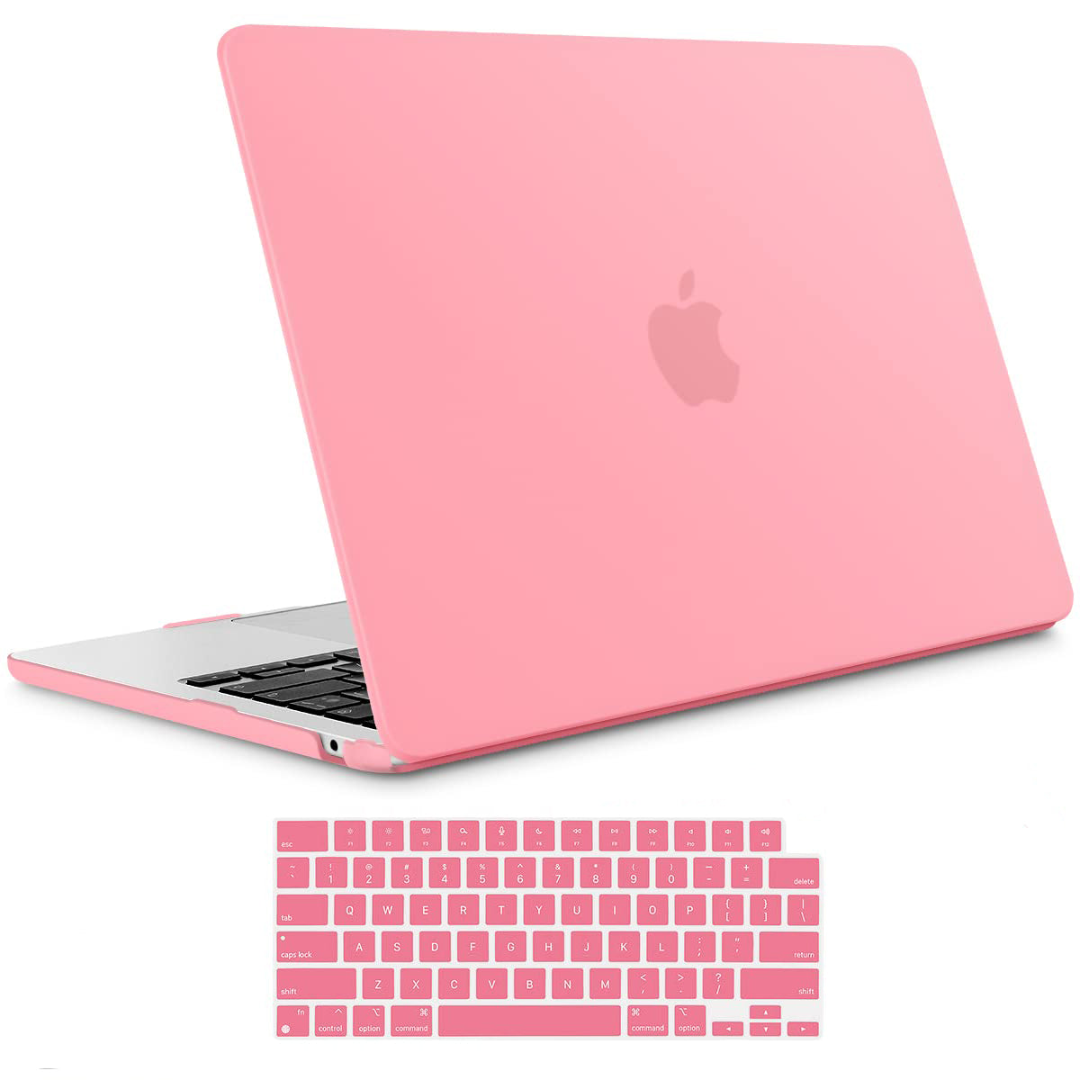 Suitable for 2023 2022 MacBook Air 13 inch case M2 Model A2681 Hard Shell Case Keyboard Cover Pink