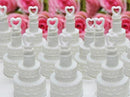 100 Pack Mini Wedding Cake Bubble Bottles send off wedding favors custom party favors