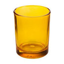 10 Pack Orange Glass Votive Tealight Candle Holders House Party Cenrepiece Xmas Wedding Decor Glass Candlestick Party Decorations Bridal Baby Shower Event