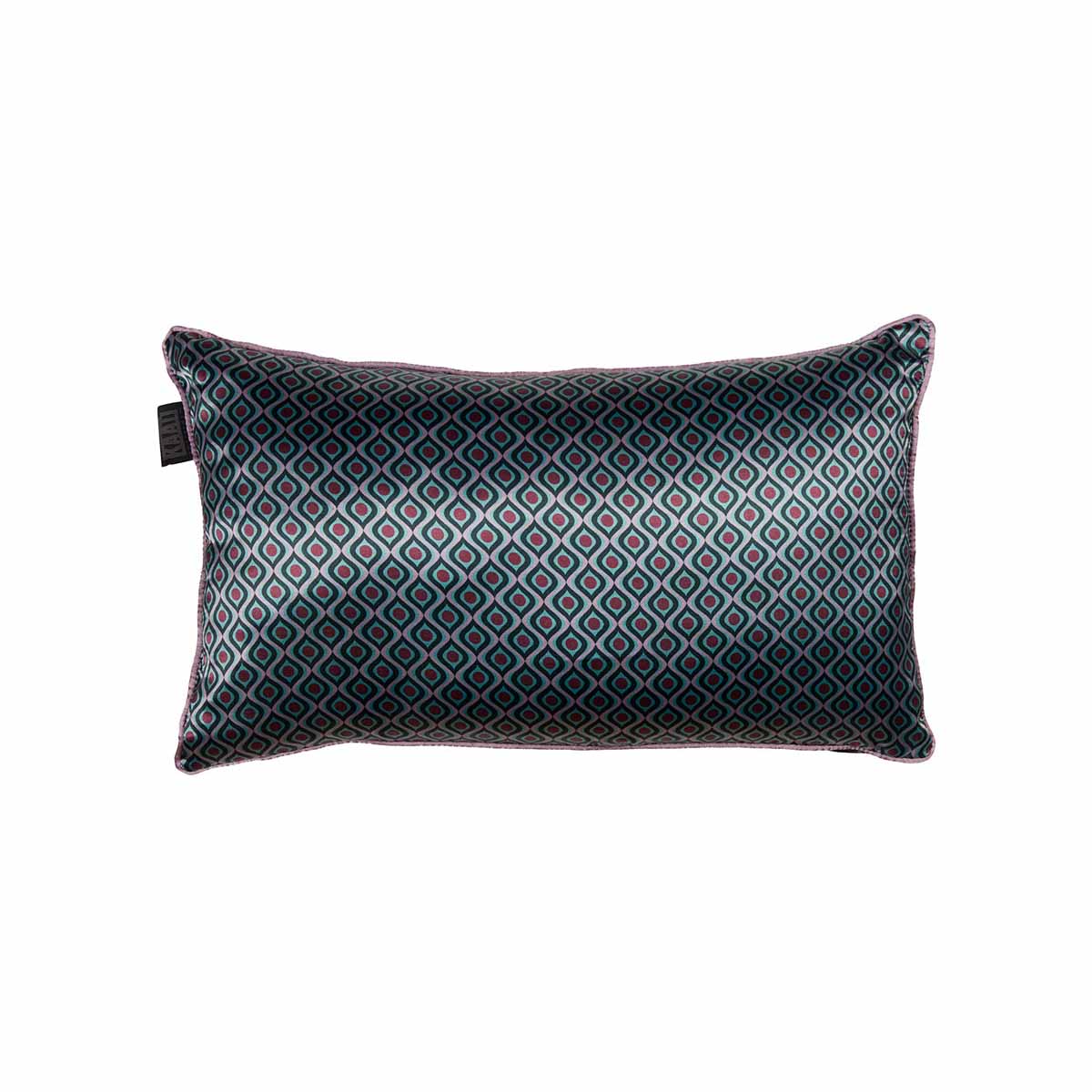 KAAT Amsterdam Meja Green Reversible Oblong Filled Cushion 30cm x 50cm