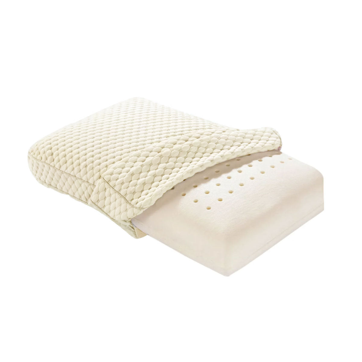 Alastairs Nature Basics Sleep System Memory Foam Gusset Pillow 65 x 40 x 13cm