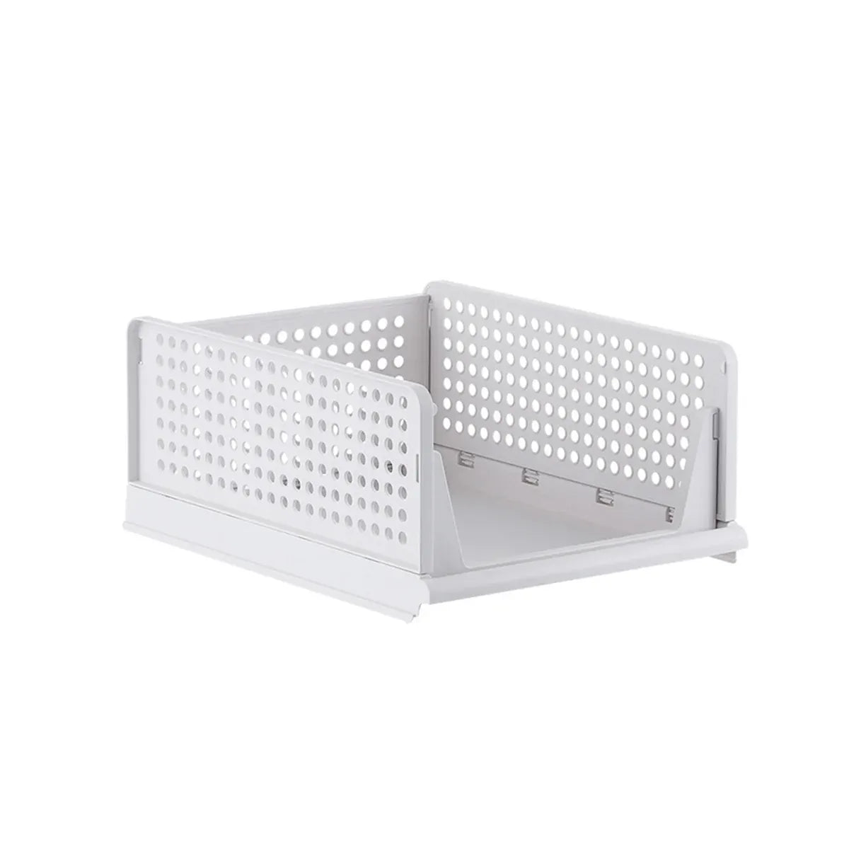Clothes Storage Basket Stackable Drawer type Wardrobe Organizer Closet Storage - 14.2cm