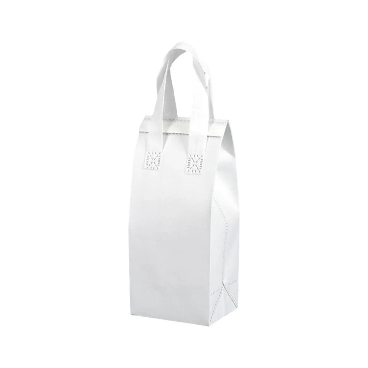 50pcs Thermal Insulation Packing Bag Non Woven Milk Tea Cake Food Storage Bag - White-27x12x10cm