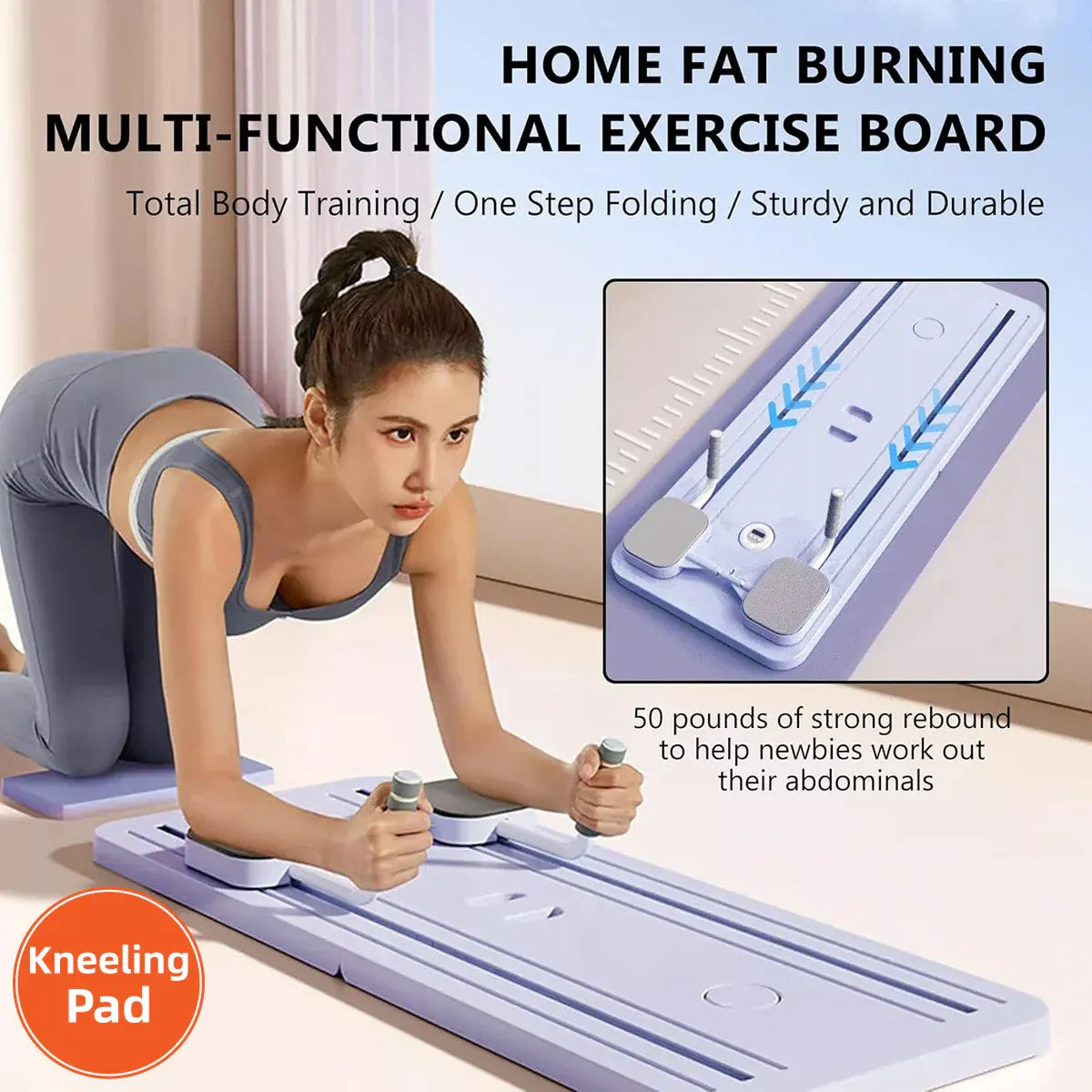 Fitness Abdominal Board Multifunctional Home Workout Bench for Training Use