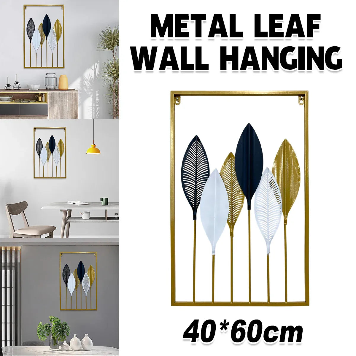 Simple Iron Wall Decoration Wall Hanging TV Background Dining Room Porch Decor