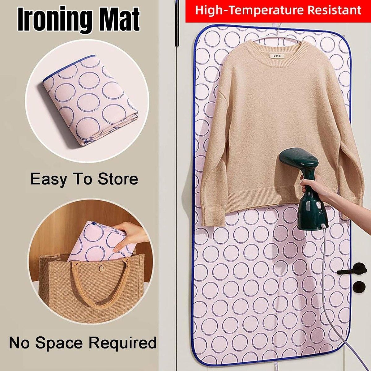 Home Travel Insulated Ironing Mat Non Slip Soft Folding Ironing Board Pad