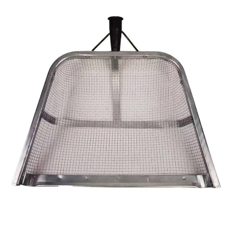 Stainless Steel Soil Sifter Drain Shovel Gardening Mesh Screen Filter Durable - 60MM