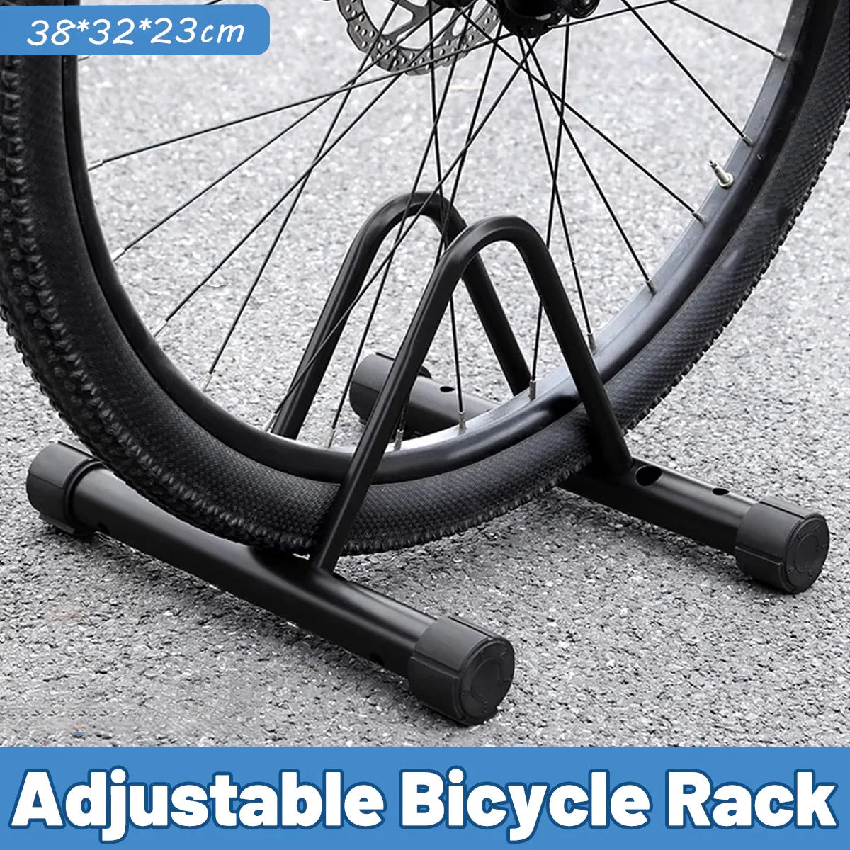 Adjustable Vertical Bicycle Parking Rack Maintenance Frame for Home