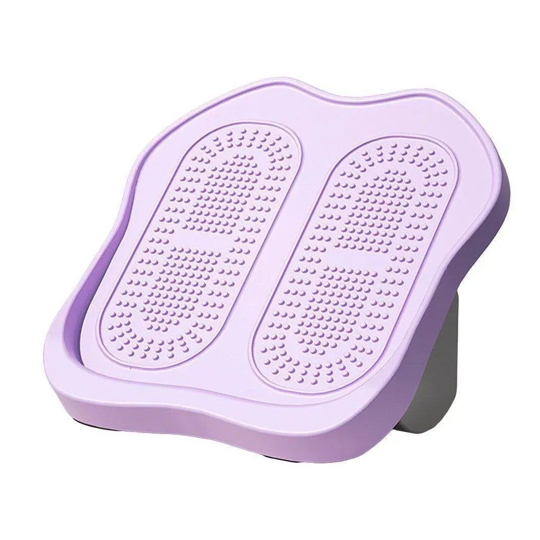 Portable Folding Stretch Board Fitness Pedal Slant Calf Ligament Trainer Tool - Purple