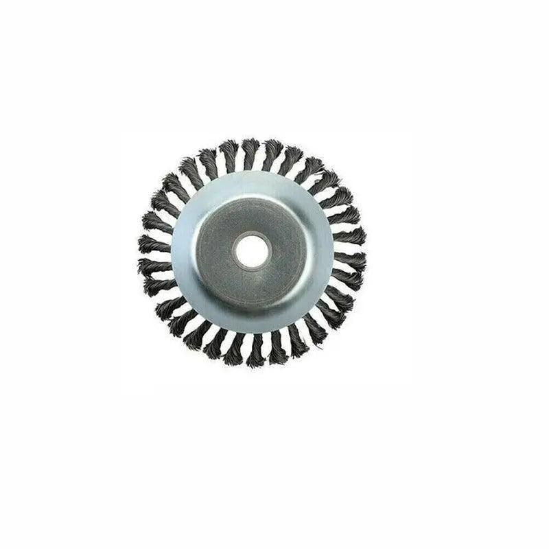 6/8inch Weed Brush Steel Wire Trimmer Wheel Garden Lawnmower Head Tool Grass Cutter - 8''