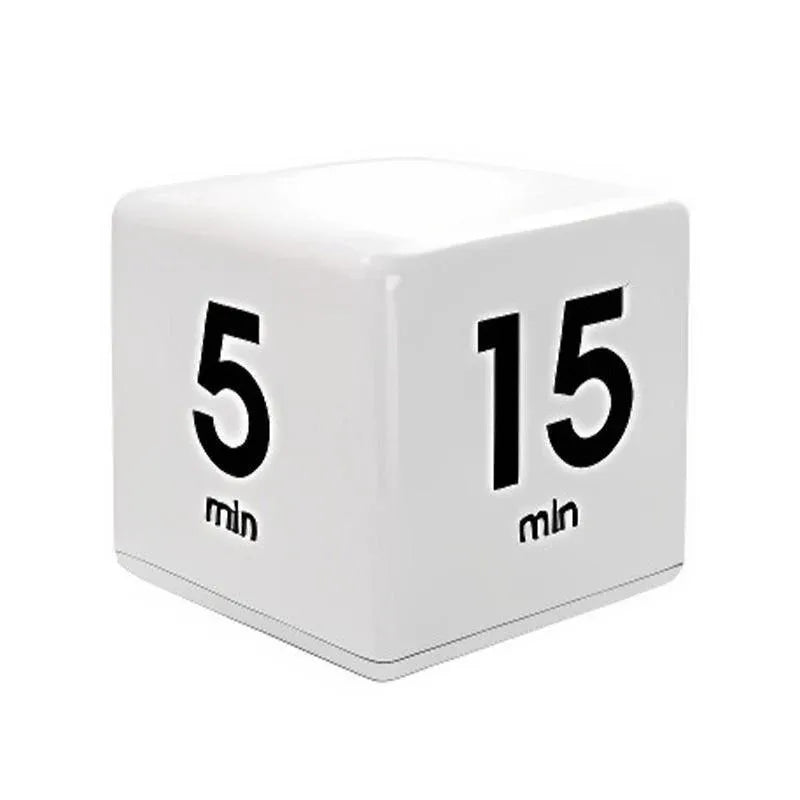 Cubic Timer for Students Time Management Study Exercise Reminder Tool Adjustable - 25-5-45-15