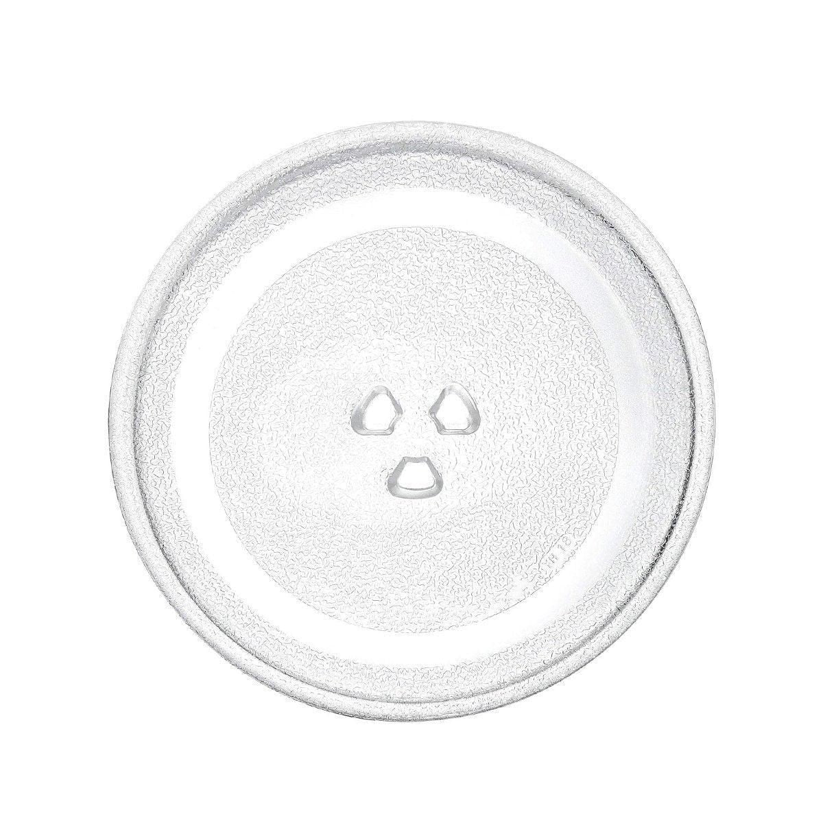 Microwave Glass Turntable Replacement Plate Y Type Coupler Fit in 3 Sizes - 245mm
