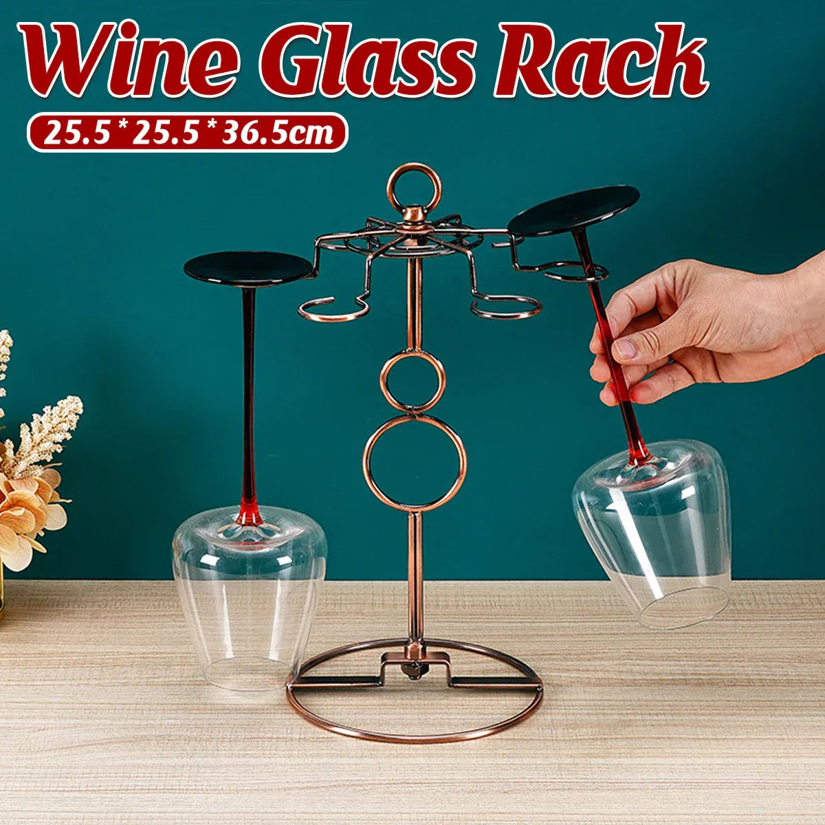 Wine Glass Rack Countertop Freestanding Stemware Rack Wine Glass Stand Racks