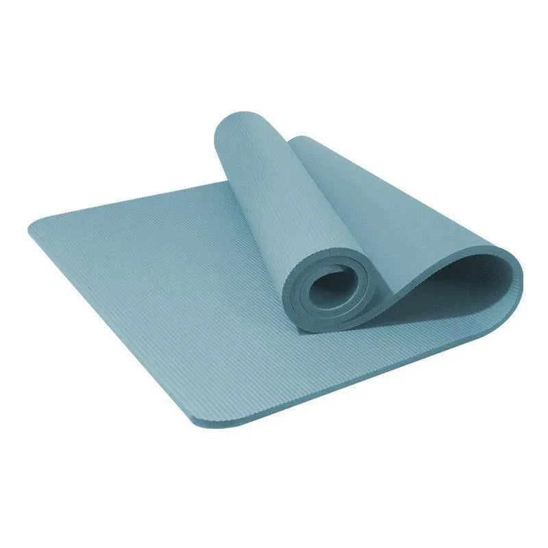 Yoga Mat Dance Mat Sports and Fitness Jump Rope Mat for Men and Women Exercise - Blue
