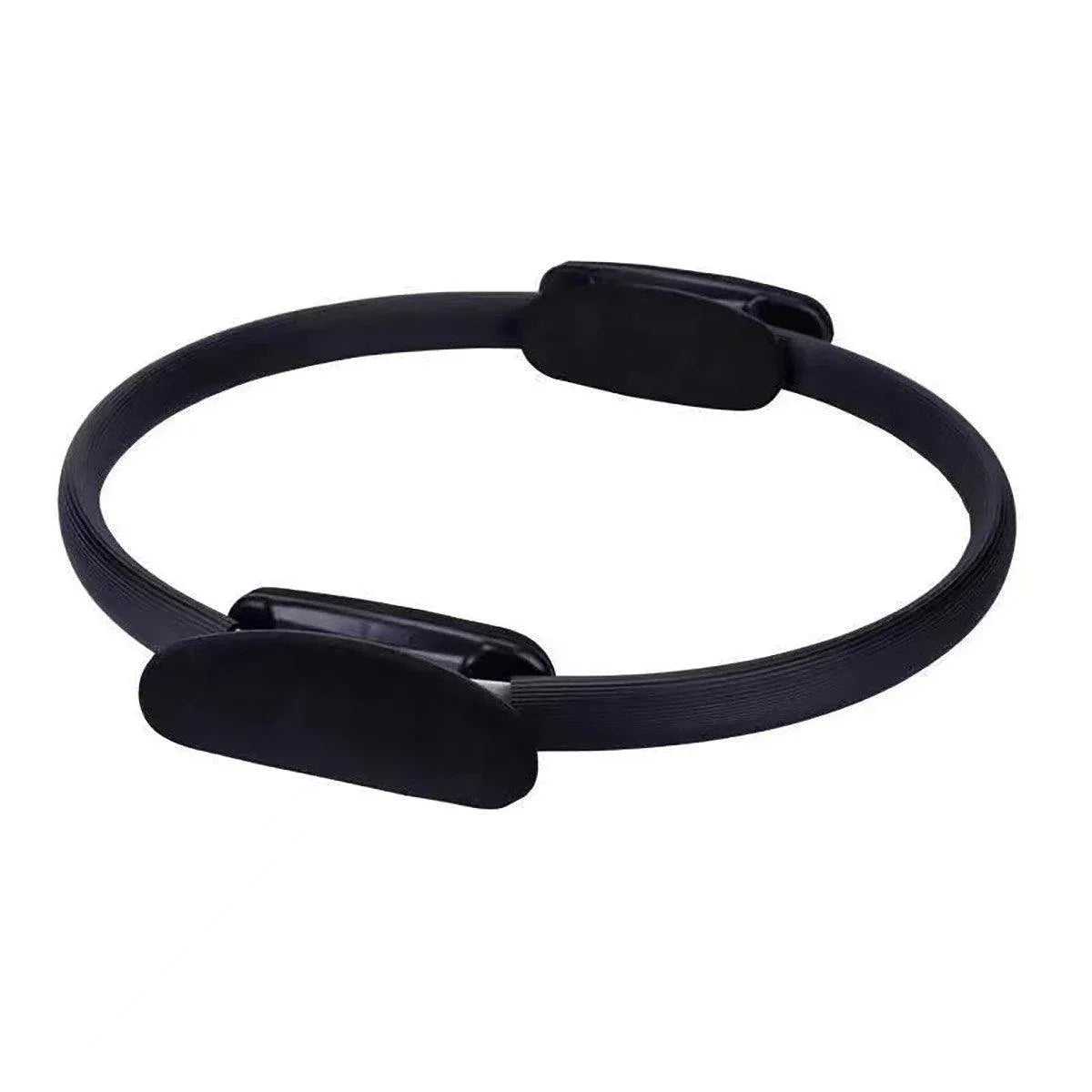 6 Colours Pilates Yoga Ring Magic Circle Fitness Equipment for Toning Slim Legs - Black
