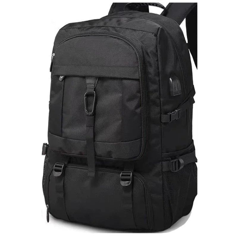 80L Mens Travel Backpack Waterproof Black