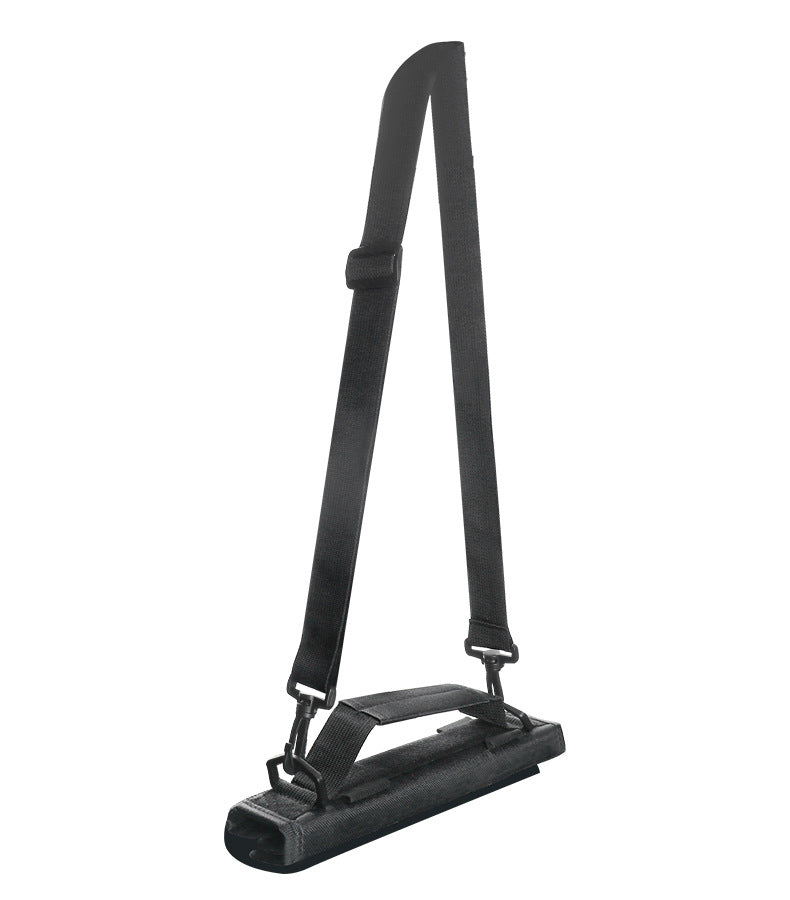 Black Compact Golf Club Carrier - Lightweight Sunday Practice Bag for Driving Range