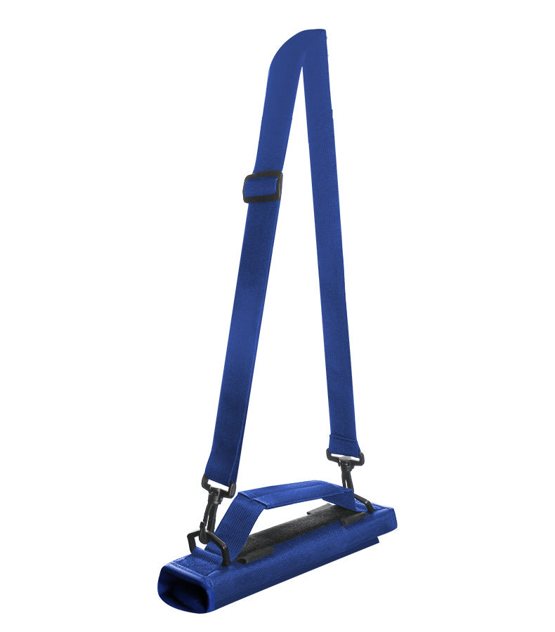 Blue Compact Golf Club Carrier - Lightweight Sunday Practice Bag for Driving Range