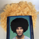 Large gold Afro wig