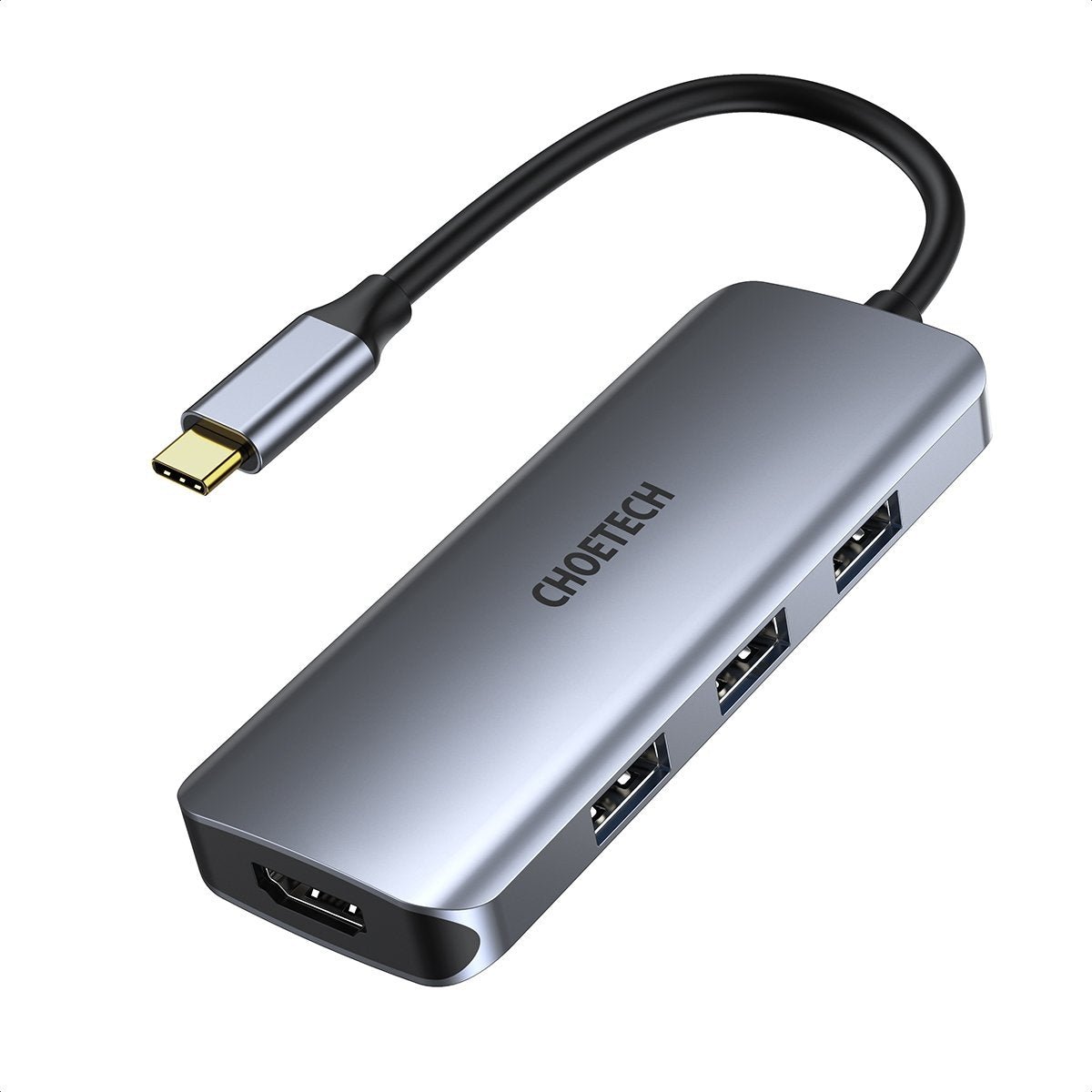 CHOETECH HUB - M19 USB - C 7 - in - 1 Multifunction Adapter - NuSea