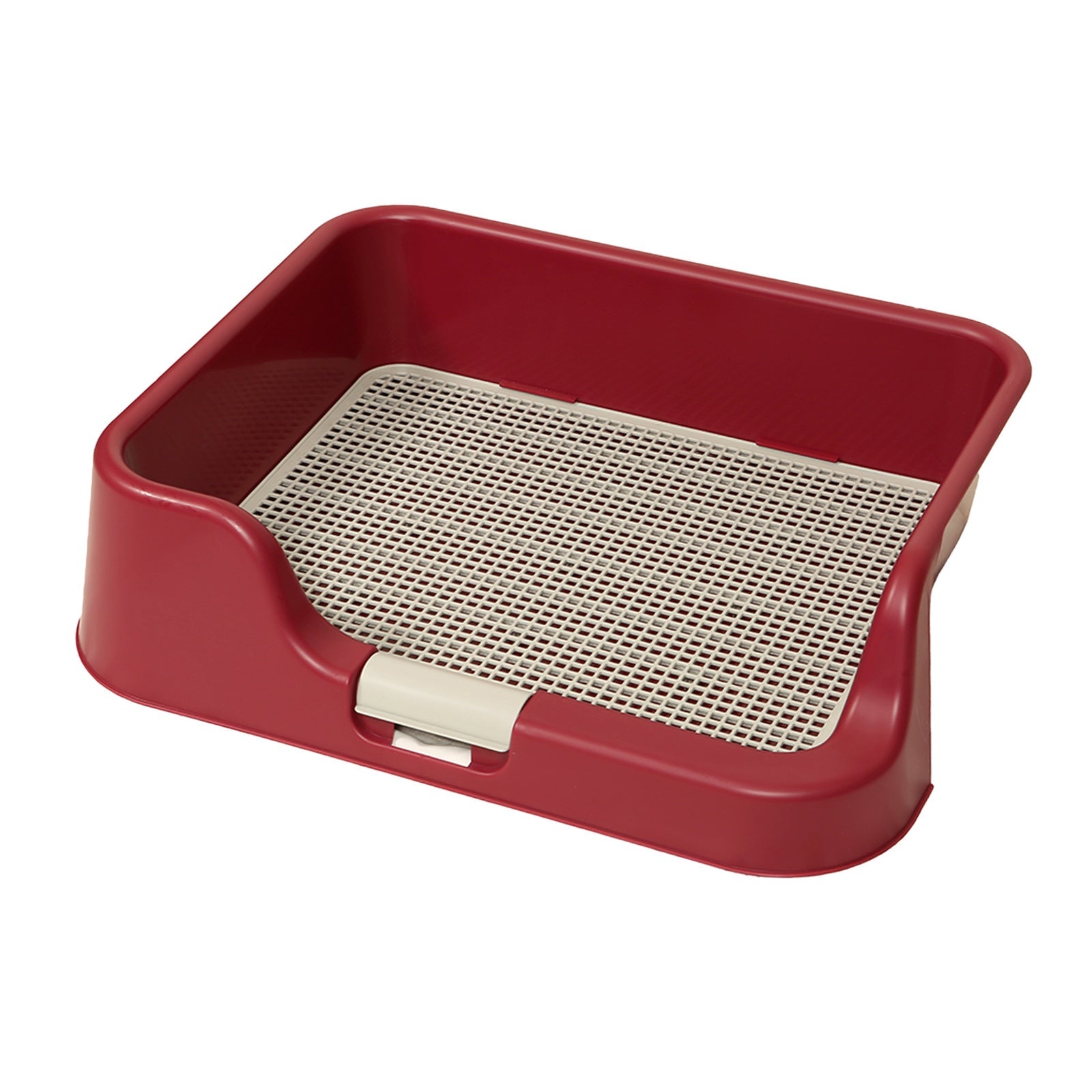Dog Pet Potty Tray Training Toilet Raised Walls T1 WINE - NuSea