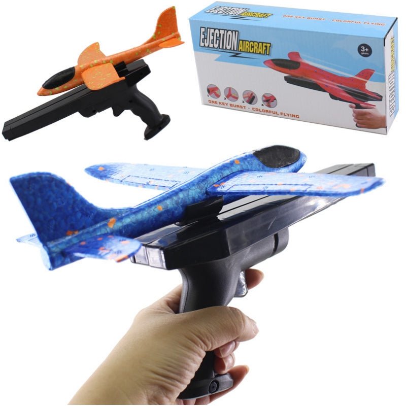 Ejection Foam Plane Toy Outdoor Sport with Light Safe for Children Birthday Gift - NuSea