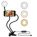 Flexible Clip - on Photography Selfie Ring Light with Adjustable Brightness - NuSea