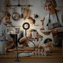 Flexible Clip - on Photography Selfie Ring Light with Adjustable Brightness - NuSea