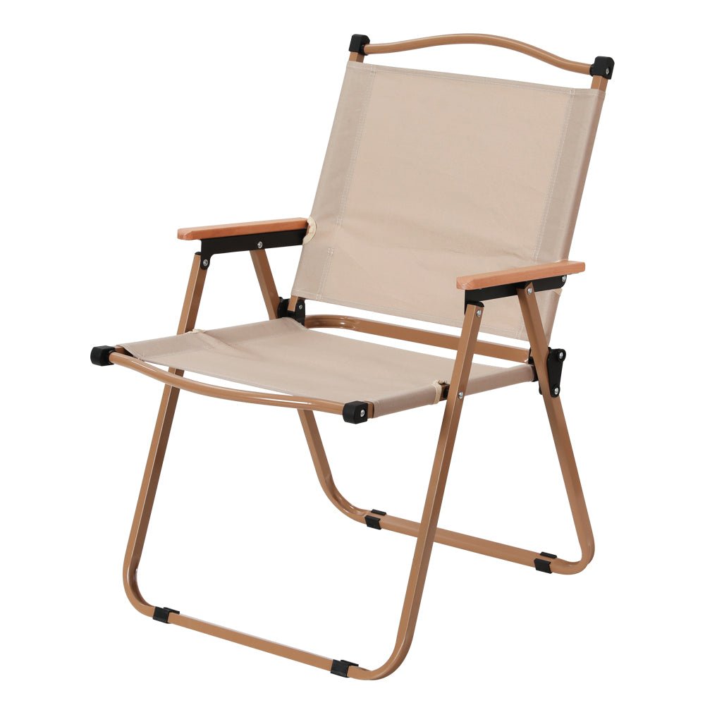 Gardeon Outdoor Camping Chairs Portable Folding Beach Chair Patio Furniture - NuSea