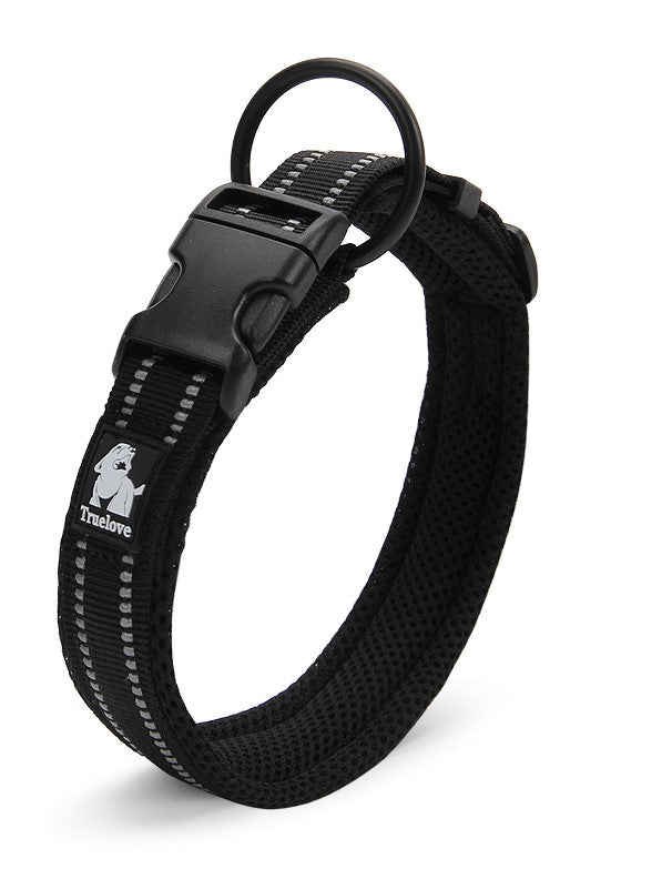 Heavy Duty Reflective Collar Black L - NuSea