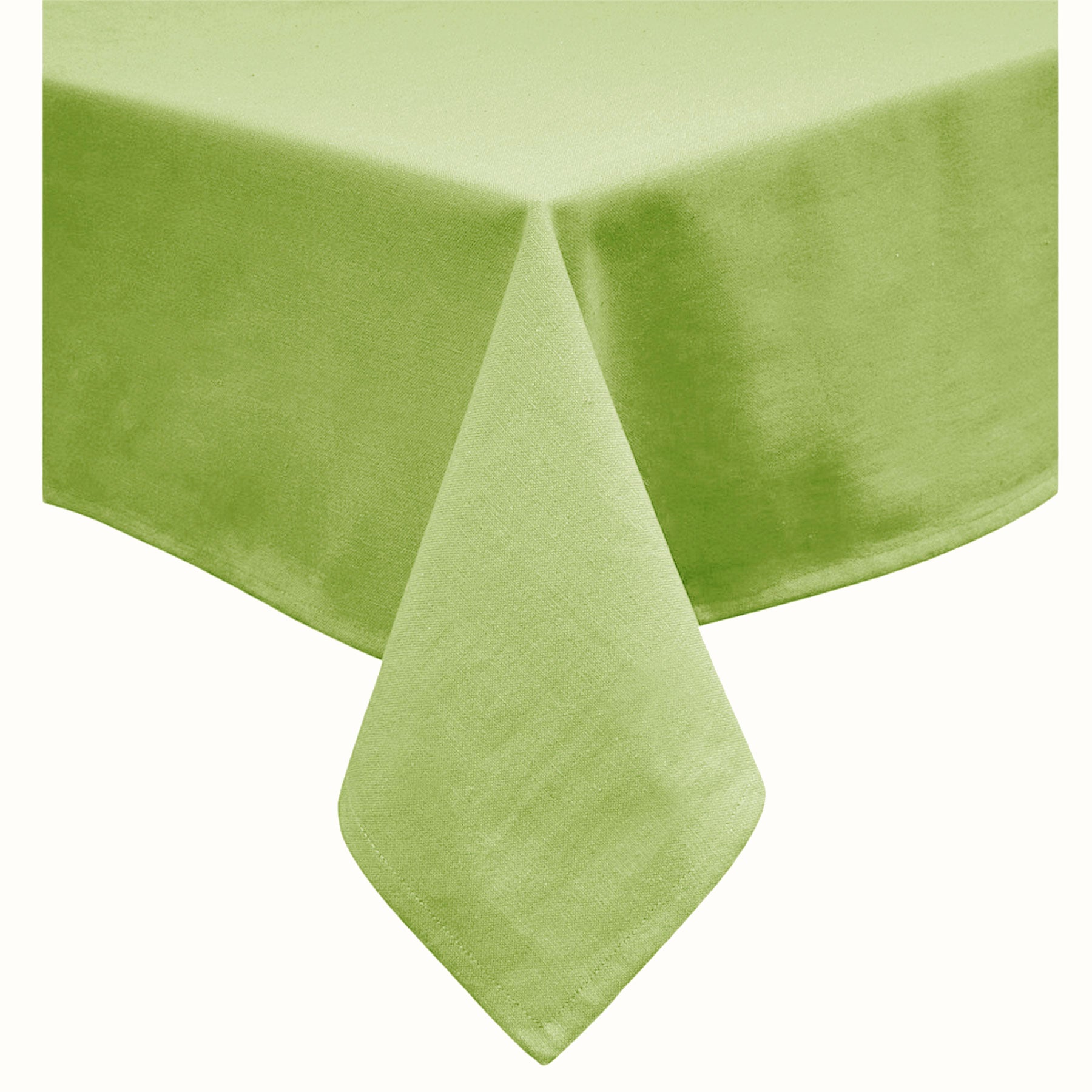 Hoydu Cotton Blend Table Cloth Apple Green 180cm Round - NuSea