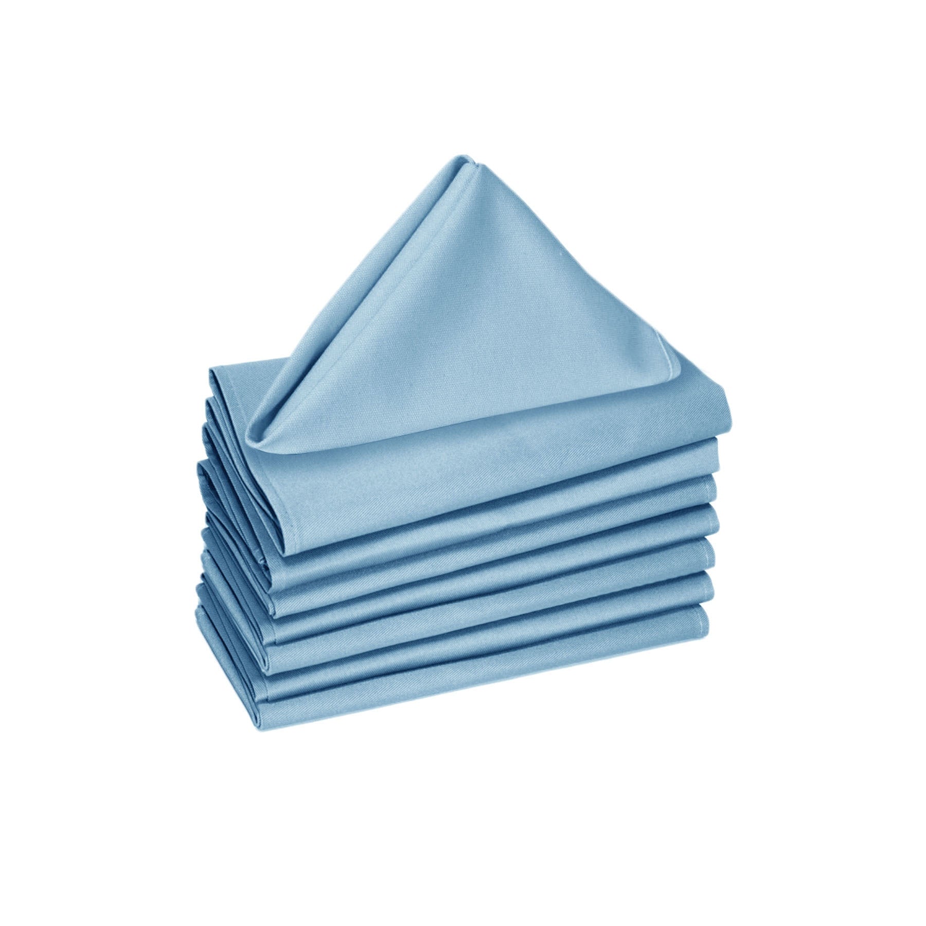 Hoydu Set of 8 Cotton Napkins Sky Blue - NuSea