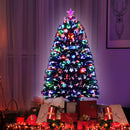 Jingle Jollys 1.2m Christmas Tree Optic Fibre LED Xmas tree Multi Colour - NuSea