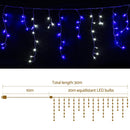 Jingle Jollys 20M Christmas Lights Icicle Light 800 LED Blue White Decor - NuSea