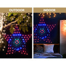 Jingle Jollys Christmas Lights 130cm Snow 130 LED Decorations - NuSea