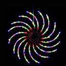 Jingle Jollys Christmas Lights 50cm Spin 128 LED Decorations - NuSea