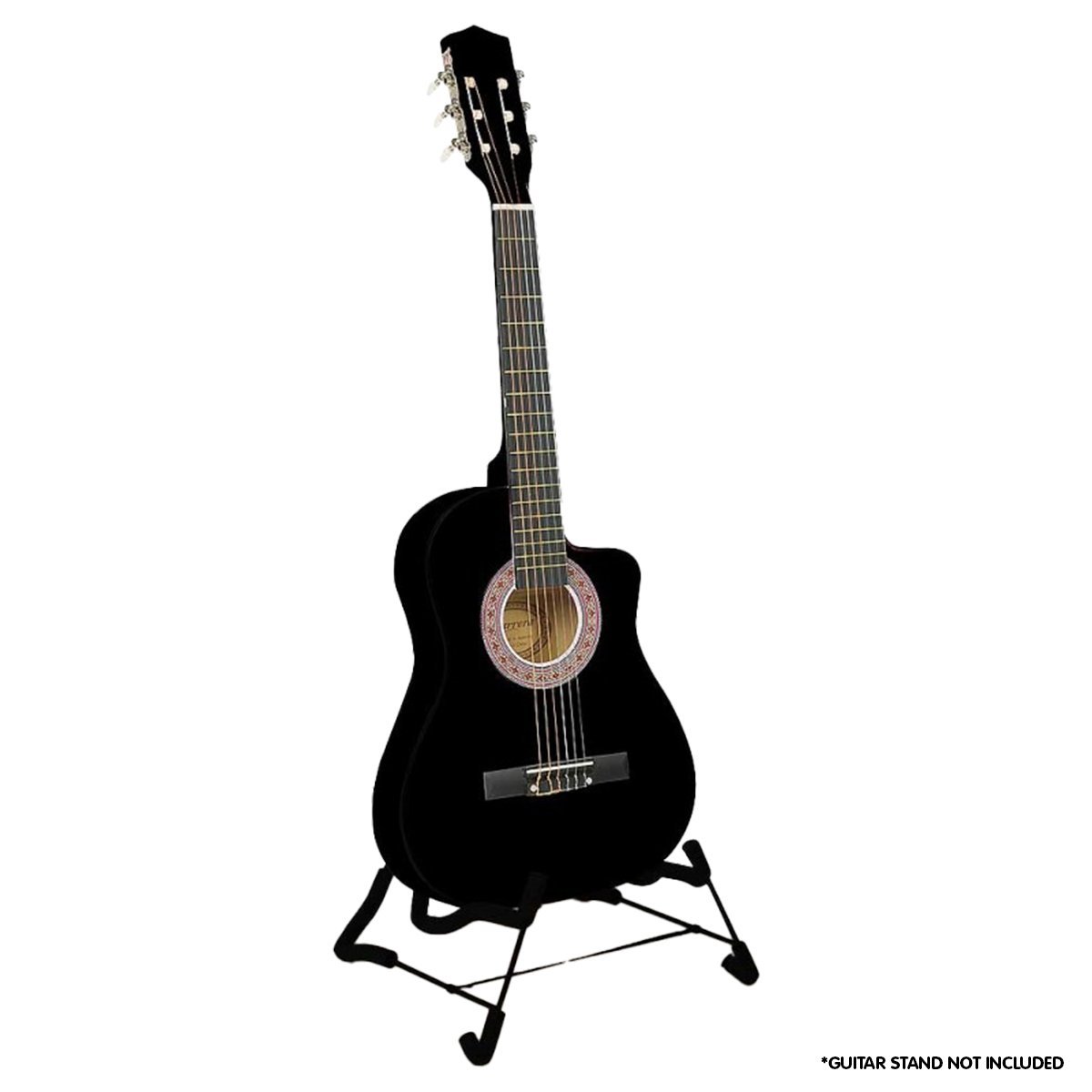 Karrera Childrens Acoustic Guitar Kids - Black - NuSea