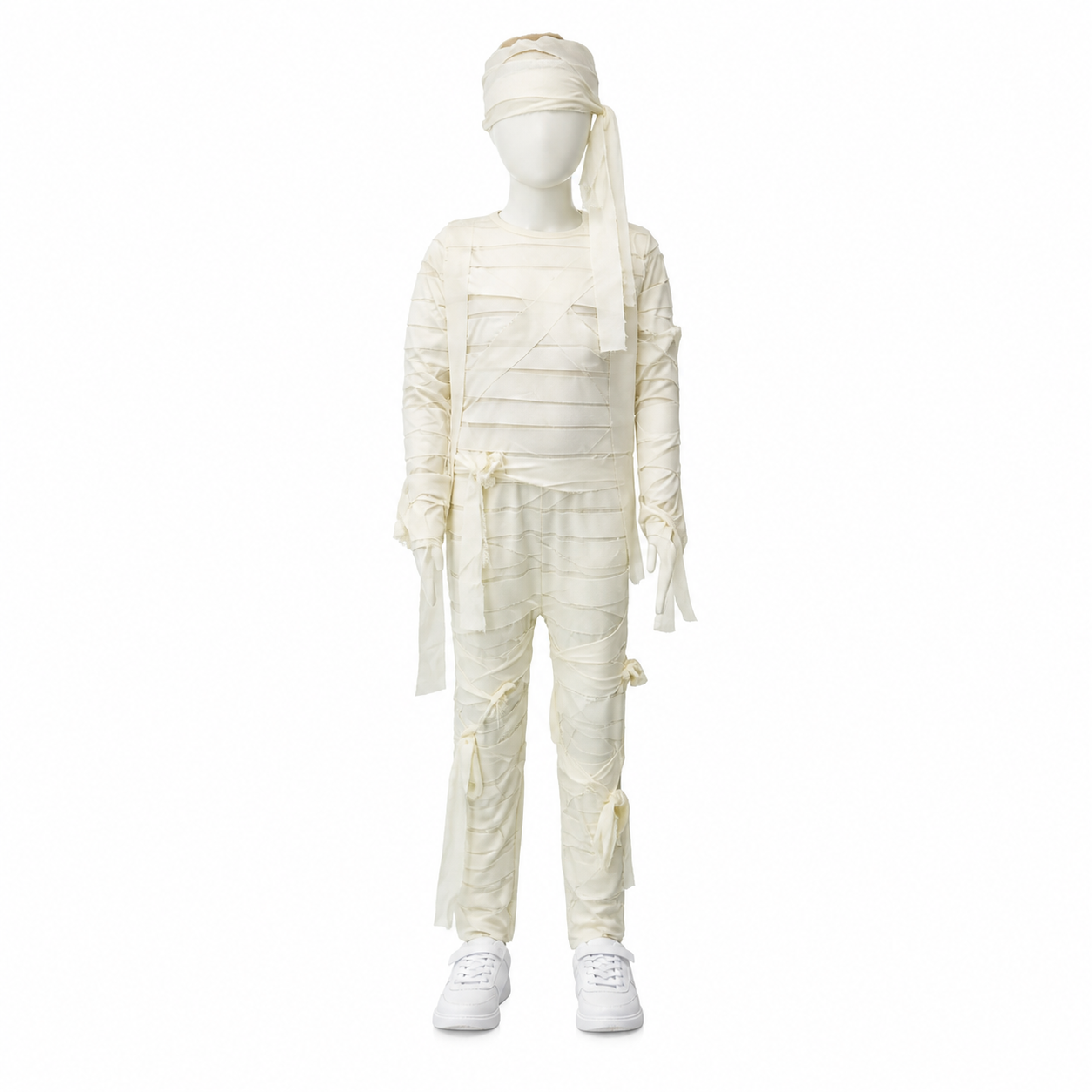 Kidsβ Mummy Costume β Top, Pants & Headpiece white background product image