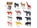 Mini simulated Animals Action Figures Toys 6 Assorted types - NuSea