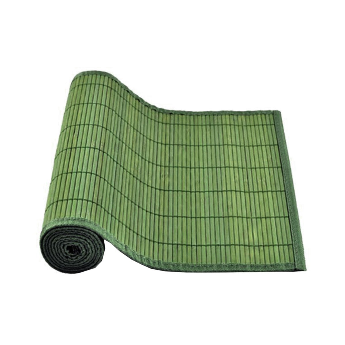 Narrow Slat Bamboo Table Runner 140 x 33cm Green - NuSea