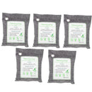 Pack of 5 Activated Bamboo Charcoal Air Purifying Deodorizing Bags - NuSea