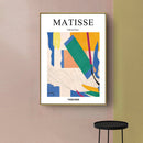 Wall Art 50cmx70cm Abstract colour by Henri Matisse Gold Frame Canvas - NuSea