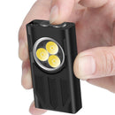 Waterproof LED Light Keychain Torch Lamp Flashlight USB Rechargeable - NuSea