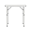 Weisshorn Folding Camping Table 60CM Adjustable Portable Outdoor Picnic Desk - NuSea