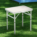Weisshorn Folding Camping Table 60CM Adjustable Portable Outdoor Picnic Desk - NuSea