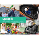 Weisshorn Sleeping Bag Single Thermal Camping Hiking Tent Grey 0°C - NuSea