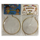Trick ring through nose or earring 2 pack