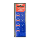 12 Pcs Australian Flag Temporary Tattoos - Australia Day Party Face & Body Stickers